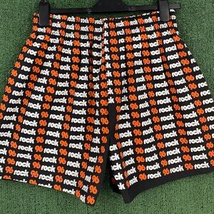 Rare VTG 80’s 96 Rock Atlanta Radio All Over Print Promo Shorts Men's SZ Medium